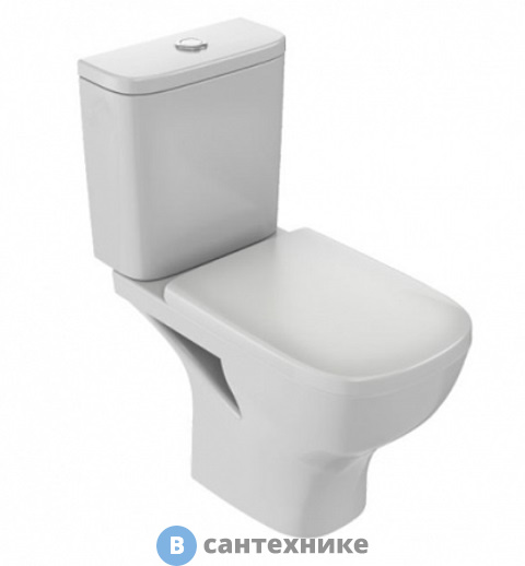 Унитаз Jacob Delafon STRUKTURA UJAJ102-WTE (UJX102-00) безободковый /64х34/ (белый), без бачка