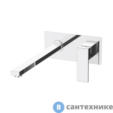 картинка Смеситель Orange Lutz M04-722cr однозахватный для раковины скрытого монтажа с внутренней частью