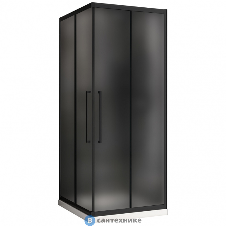 Душевой уголок ABBER Schwarzer Diamant AG02090BMH 90х90х195, без поддона