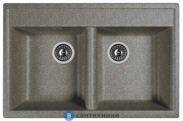 Кухонная мойка Dr. Gans Астра 780, чёрный СМс (25.060.E0780.407)