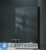 Шторка Jacob Delafon STRUKTURA E6D042-BLV для ванны 140*80 (чёрный)