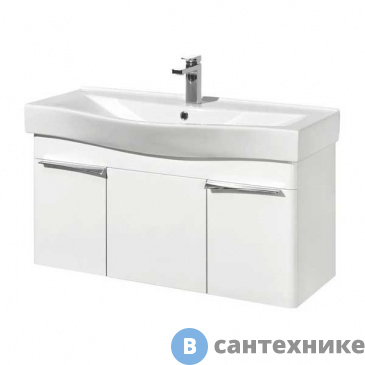 картинка Тумба с раковиной Акватон Беверли 100 /Беверли 100/ (1A2367K0BV010)