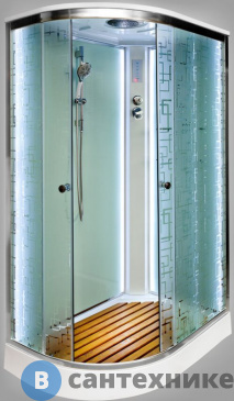 картинка Душевая кабина Deto ЕМ1512 R LED (1200*800*2200)