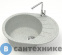 картинка Кухонная мойка AZARIO Light (575х440х215) светло серый, сифон + герметик (CS00079923)
