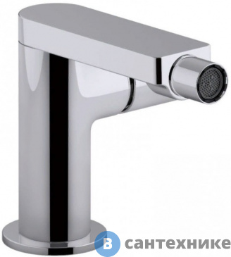 картинка Смеситель Jacob Delafon COMPOSED E73075-CP биде, управление ручкой, с дк (хром)