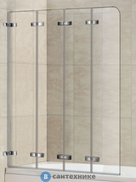 Шторка на ванну WELTWASSER WW100 100ZD4-100 1000х1400 мм