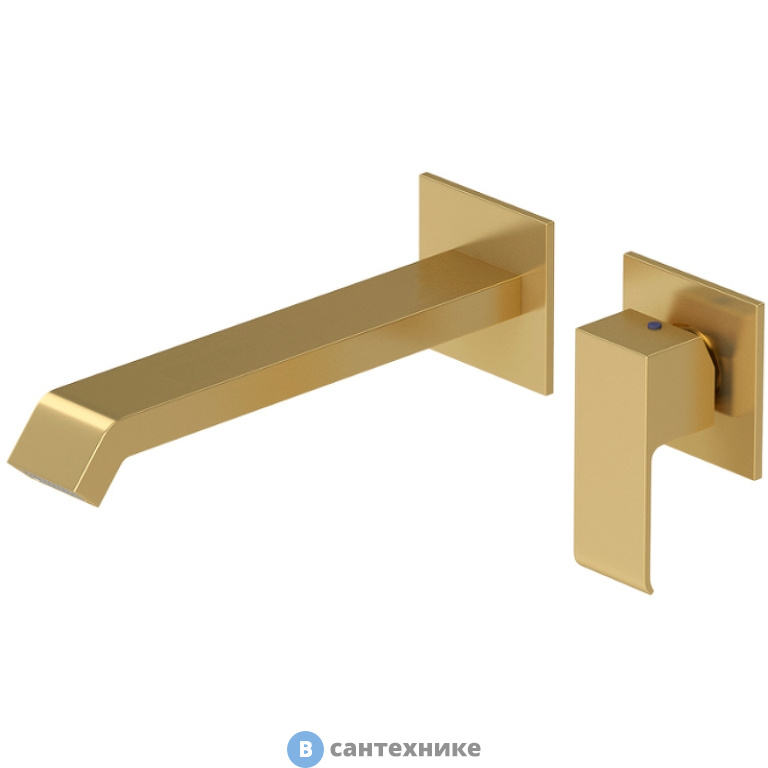 Смеситель Cezares PORTA-BLI2-SR для раковины однорычажный, с донным клапаном, sunrise