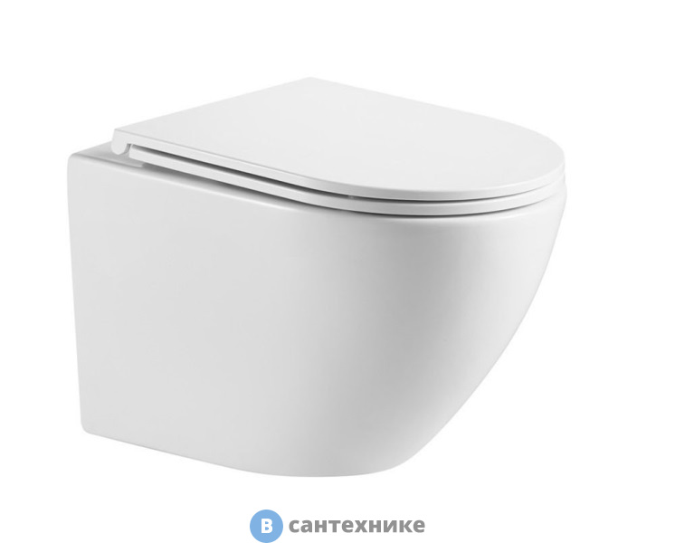 Унитаз подвесной WELTWASSER MERZBACH 041 XL GL-WT