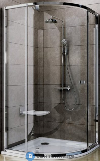 Душевое ограждение Ravak Pivot PSKK3-90 сатин + Транспарент (37677U00Z1)