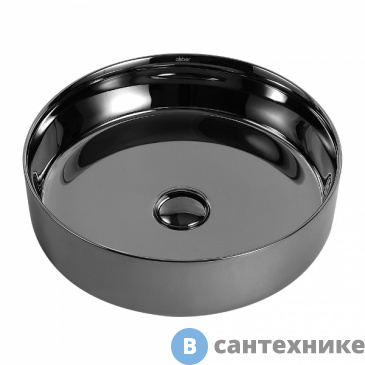 картинка Раковина ABBER Bequem AC2109GS серебро накладная