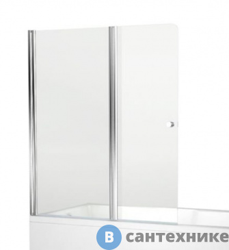 картинка Шторка для ванны Aquanet NF6222-pivot Alfa 4, 2 стекла универсальная 1220*1400 ст прозр 5 мм,проф хр (196049)