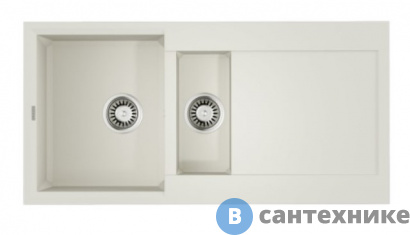 картинка Кухонная мойка OMOIKIRI Sakaime 100-2-WH белый (4993895)