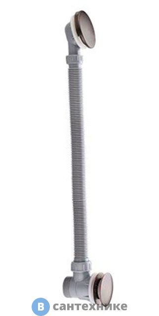 Слив-перелив WasserKRAFT A055 для ванны латунь, покрытие темная бронза, ПВХ