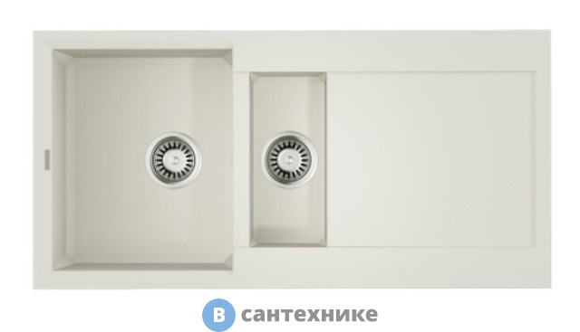 Кухонная мойка OMOIKIRI Sakaime 100-2-WH белый (4993895)