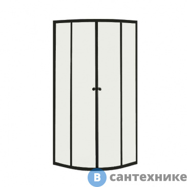 картинка Душевой уголок Orange E01-090TB/G без поддона 88х88х190