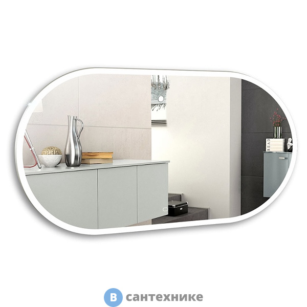 Зеркало AZARIO Виола 600*1200 сенсор выкл универсальное, гор/верт (ФР-00001528)