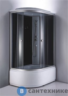 картинка Душевая кабина Loranto CS-887EATM/B-120 1200x800x2150 поддон 40 см правая 