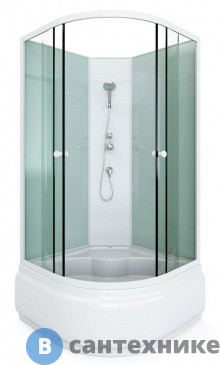 картинка Душевая кабина Arcus S-02 (90x90) матовое стекло, высокий поддон