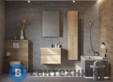 Зеркальный шкаф Акватон Либерти 65 дуб эльвезия (1A279302LYC70)