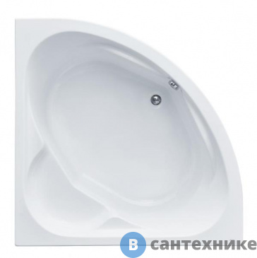 картинка Ванна акриловая Santek Карибы 140х140 (1WH111982), без каркаса и сифона