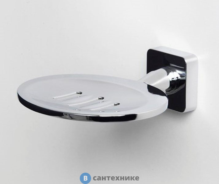 Мыльница WasserKRAFT Lippe K-6569 решетка металл, хромоникелевое покрытие