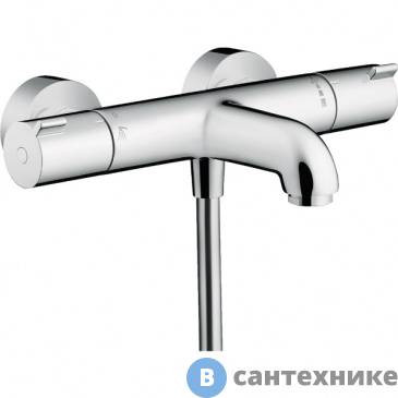 картинка Смеситель Hansgrohe 13201000 Ecostat термостат, для ванны