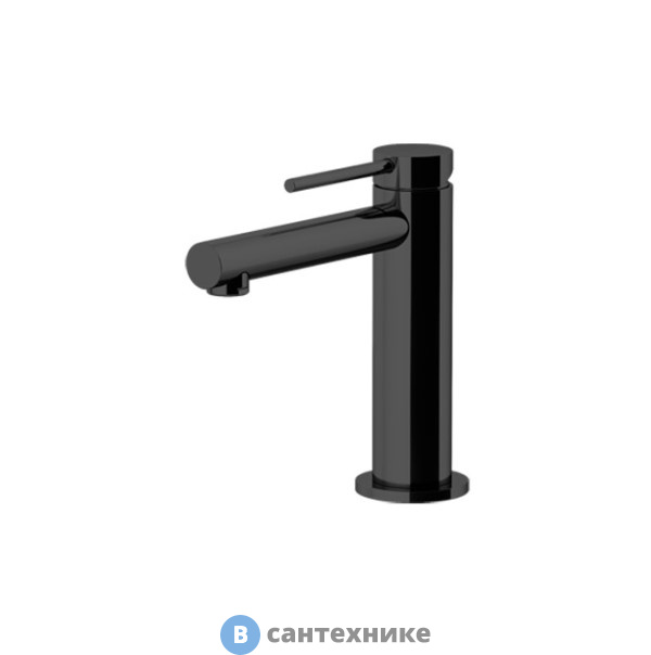 Смеситель Gattoni CIRCLE ONE для раковины, с донным клапаном, NERO OPACO (9042/90NO)