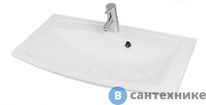 картинка Раковина Акватон Милан М 800 белая (1A70643KML010)