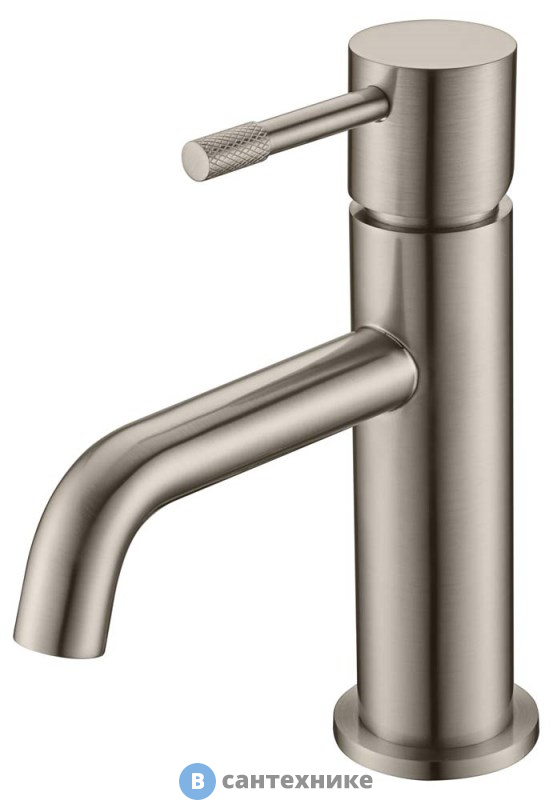 Смеситель Boheme 461-NB для умывальника, Uno. Nikel Brush