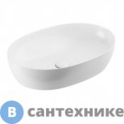 Раковина AZZURRA ELEGANCE CIRCLE накладная 60х40 см без отв. под смеситель, без перелива. rame (ECI60 RA*0)