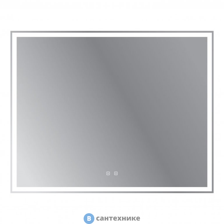 Зеркало BelBagno SPC-GRT-1200-800-LED-TCH-SND со встроенной подсветкой, голосовым управлением и подогревом, 1200x30x800