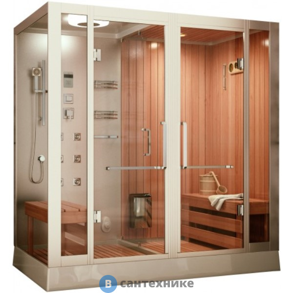 Душевая кабина Frank F 921 R правосторонняя, с финской сауной