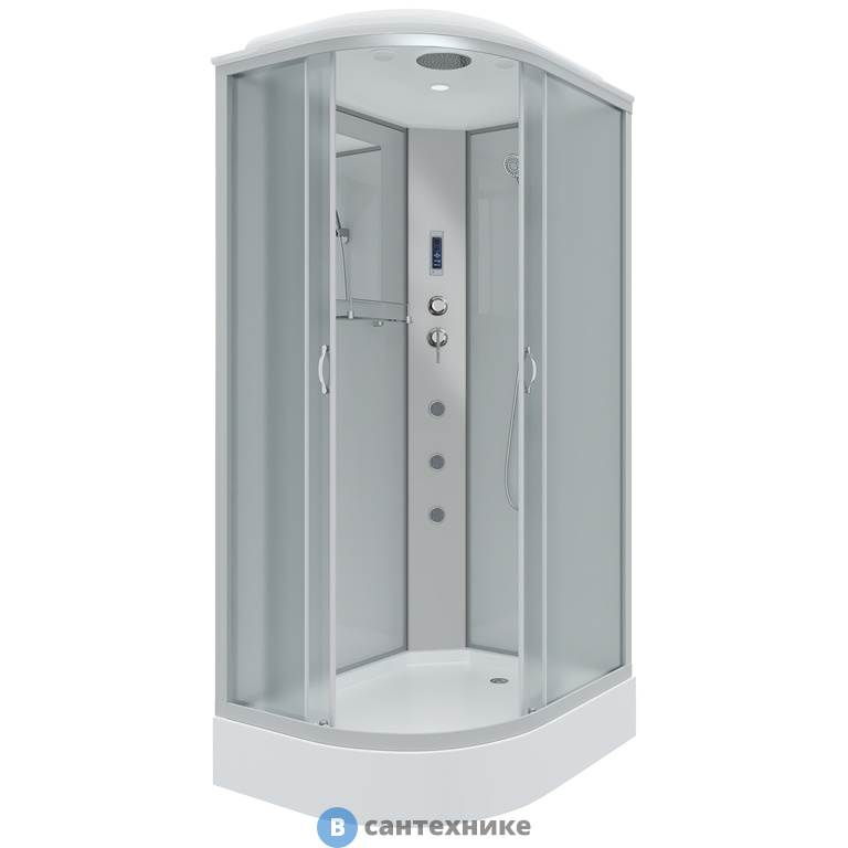 Душевая кабина Niagara NG-3312-14RF (1200х800х2150) низкий поддон, стекло матовое