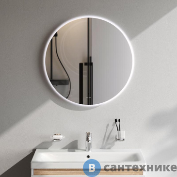 картинка Зеркало АМ.РМ X-Joy M85MOX40651S, круг с интерьерной Led подсветкой, ИК-сенсорром, 65 см