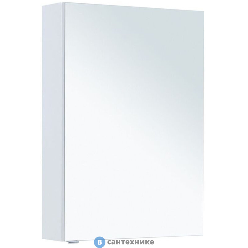Зеркальный шкаф Aquanet Алвита new 70 белый матовый (303893)