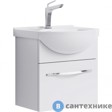 картинка Тумба под раковину Aqwella ALLEGRO 50 Agr.01.05/1 (подвесная, белый)