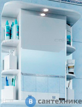 картинка Зеркало СанТа Герда-600 свет., фацет (101042)