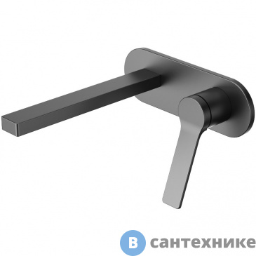 картинка Смеситель AZARIO VISE для раковины скрытого монтажа, графит (AZ-VSA148330AJ)