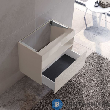 картинка Тумба под раковину Keuco STAGELINE 1 ящик, без подсветки, 800x625x490 мм, к/ф: кашемир (32862180000)