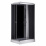 Душевая кабина Loranto CS-5180-13R G, 100*80*215 низкая, серая, прямоугольная, стекло 4 мм, поддон 13 см
