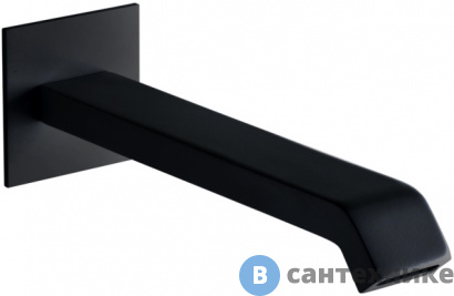 картинка Излив Cezares PORTA-SC-NOP для ванны, черный матовый