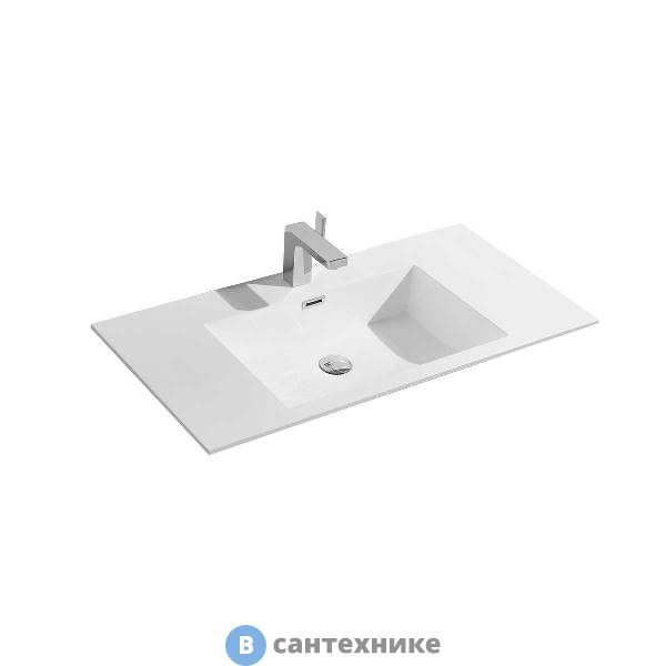 Раковина Vincea VCB-13100W из искусственного камня, белый