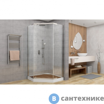 картинка Душевое ограждение DTO PC 100 Chrome