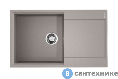 картинка Кухонная мойка OMOIKIRI Daisen-86-GR grey (4993698)