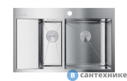 картинка Кухонная мойка OMOIKIRI Akisame 78-2-IN-R (4973063)