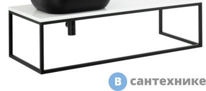 картинка BelBagno EK-120-ST сварное металлическое консольное крепление столешницы, 1200x460x300