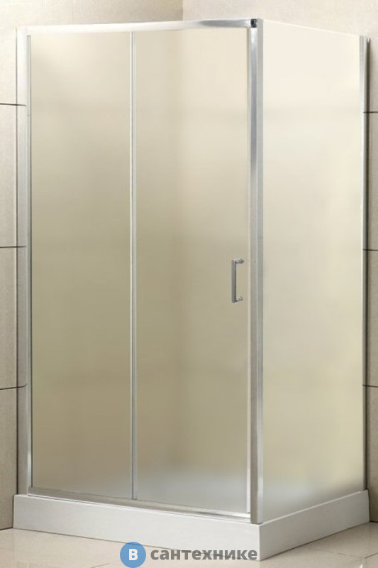 Душевой уголок BelBagno UNO-195-AH-1-120/90-P-Cr 1200x900x1950, без поддона