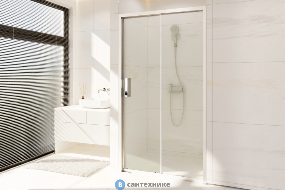 Душевая дверь Royal Bath ACCORD RB HS-T-ST 140x200 (прозрачное) (RB140HS-T-ST)