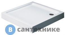 Душевой поддон Black&White SQ-10H (1000x1000x135)
