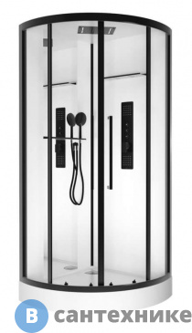картинка Душевая кабина Black&White G8021 (900х900х2150)